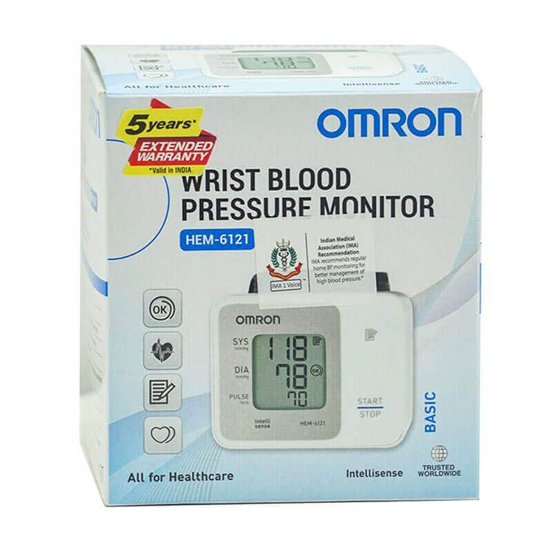 OMRON Wrist Blood Pressure Monitor HEM-6121 - Image 2