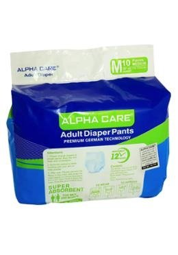 Alpha Care Adult Diaper Pants - M (10pcs) - Image 2