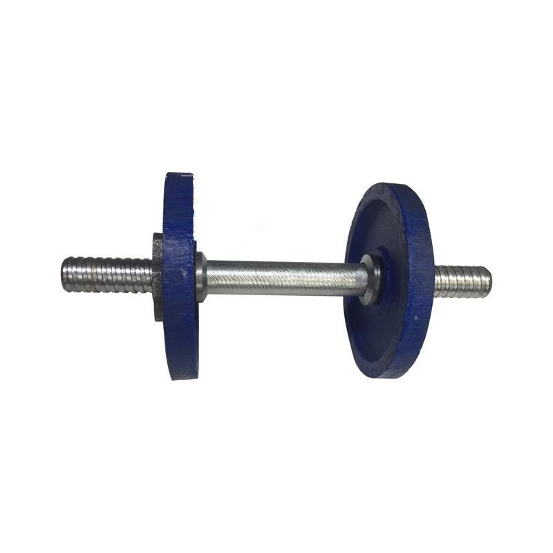 2 Pieces 1.25kg Dumbbell Plate with 10 inch Stick - Blue